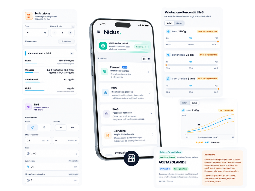 Nidus App Overview - TIN / NICU